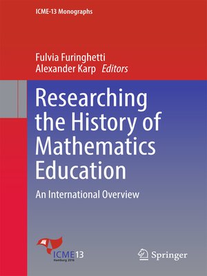 cover image of Researching the History of Mathematics Education